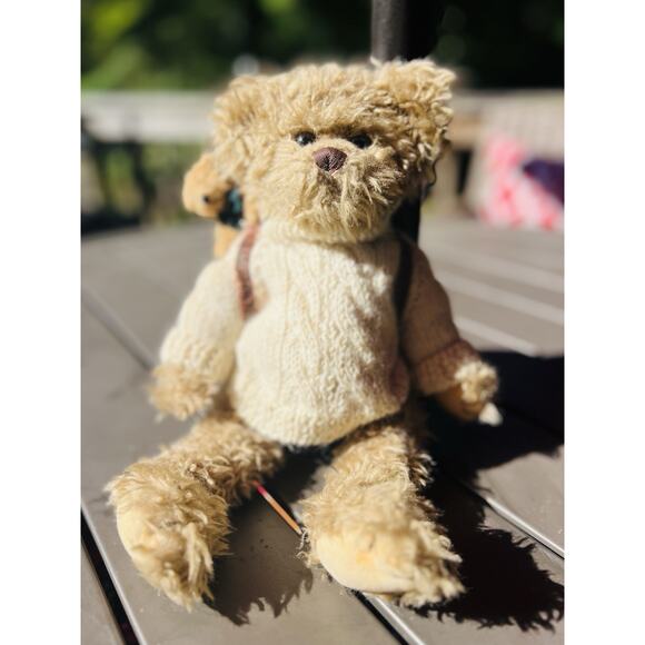 New Bearington Bear Collection - Kyle #1173 12” Baby In Backpack No Pants - Picture 7 of 8